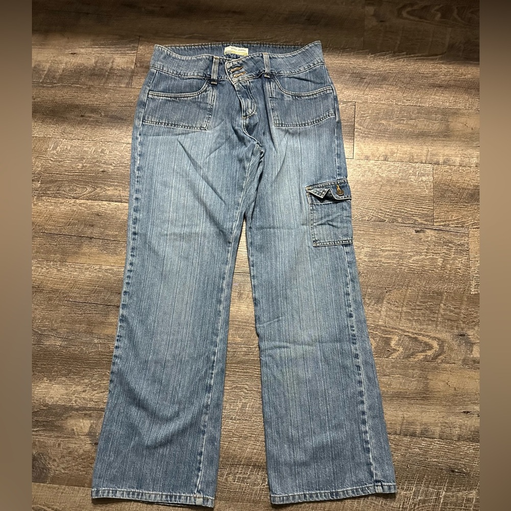 Old Navy Low Waist Blue Jeans Size 14